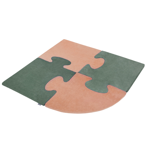 48 Dalles Mousse Puzzle Bébé - Tapis EVA Doux Et Antidérapant - Motifs Cœurs Et Pattes - Jeu Et Protection