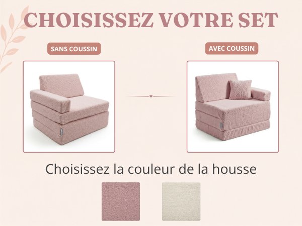 Le texte indique « CHOISISSEZ VOTRE SET », « KIT