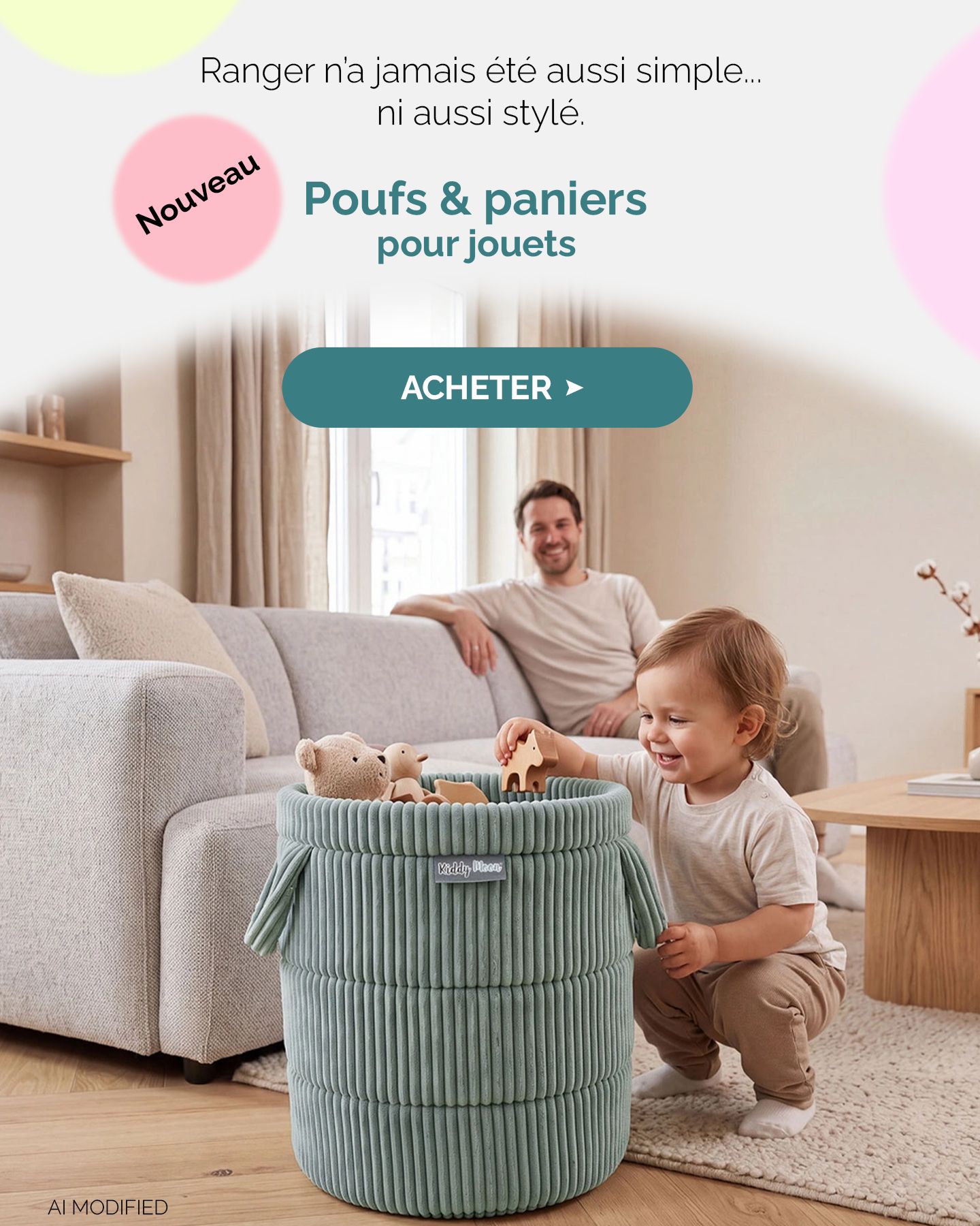 paniers de rangement