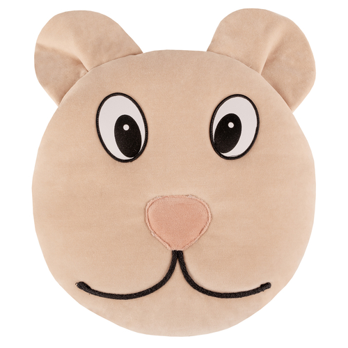 KM-DC-59 coussin pour enfants peluche animal oreiller KiddyMoon, beige, UNI