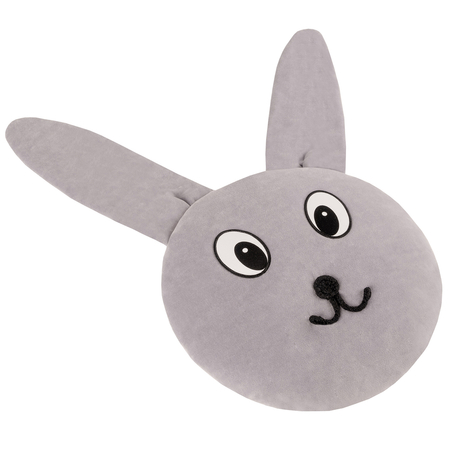 KM-DC-59 coussin pour enfants peluche animal oreiller KiddyMoon, Gris