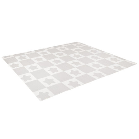 KiddyMoon Tapis de Jeu pour Enfant Bébé Tapis Mousse Tapis de Sol Tapis d'éveilBebe Reversible Stimulation De L'Imagination Pliable Pour L'Intérieur Et L'Extérieur, Blanc-Pingouin