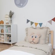 KM-DC-59 coussin pour enfants peluche animal oreiller KiddyMoon, Beige