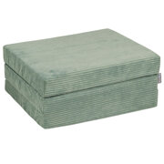 KiddyMoon Matelas Enfant Pliable en Mousse Matelas Pouf pour Tout-Petits, Chambre d'Enfant , Vert