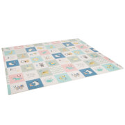 KiddyMoon Tapis de Jeu pour Enfant Bébé Tapis Mousse Tapis de Sol Tapis d'éveilBebe Reversible Stimulation De L'Imagination Pliable Pour L'Intérieur Et L'Extérieur, Brun-Mer