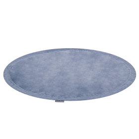 KiddyMoon tapis d'éveil sac à jouets 2en1 pour enfants, Bleu Glacier: Beige Pastel/ Bleu Pastel/ Saumon