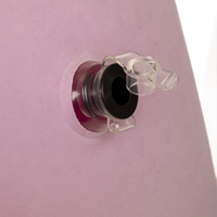 KiddyMoon Gonflable Fauteuil Sensoriel Enfant Avec Poignées Et Pompe, rose, M