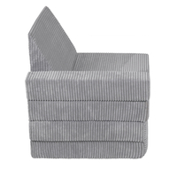 KiddyMoon Fauteuil Enfant Convertible en Mousse, Fauteuil pour Enfants Chaise pour Chambre d'Enfants Matelas Pliable Matelas Fauteuil Relax Fauteuil Douillet, , 70x55x30 cm