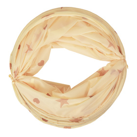 Tunnel Pliable pour Enfants Tunnel De Jeu avec Balles Jouet De Pliable Pop-Up pour Bébé Idéal pour Jouer À L'intérieur Et À L'extérieur, beige clair: beige pastel/gris/blanc, 200 Balles