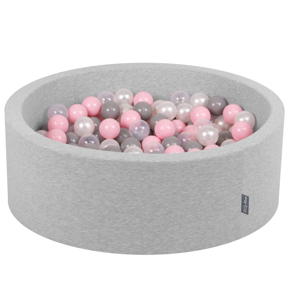 KiddyMoon piscine à balles 90x30cm/200 balles ∅ 7cm piscine à balles avec balles