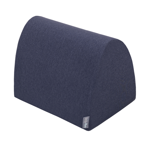 KiddyMoon aire de jeux en mousse colline/tunnel/rampe L/semi-rouleau L, bleu foncé, Multi-Taille