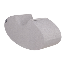 KiddyMoon Hopper Bascule-Sauteur pour les Enfants Bébé Balancelle Bean, gris clair, 78x35x25cm