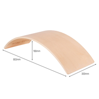 KiddyMoon Planche D'équilibre pour Enfants Planche à Balancer Montessori, Gris, 83x29,5x1,7 cm/Felt