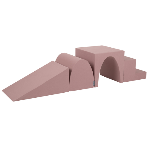 KiddyMoon aire de jeux en mousse pente L/colline/tunnel/marché, bruyère, Multi-Taille