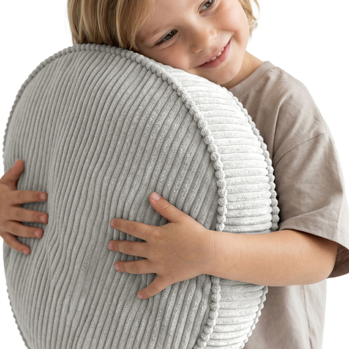 KiddyMoon Ensemble 3 Modules en Mousse pour Enfants pour Chambre D'enfant, gris clair-beige-brun, Mx3