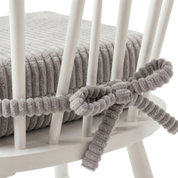 KiddyMoon Coussin Rehausseur De Chaise Enfant, Assise Rehaussée 10 Cm Avec Housse Lavable Et Liens d’Attache, gris clair, 33x33x10