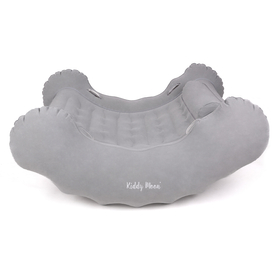 KiddyMoon Fauteuil Sensoriel Gonflable À Bascule Enfant Avec Poignées Et Pompe, gris, L