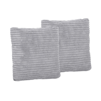 KiddyMoon Coussin Carré 30x30 Cm Lot De 2 En Polyester Avec Garnissage En Mousse Design Élégant Pour Canapé Fauteuil Ou Lit Facile À Entretenir Doux Et Durable, , 2 Oreillers