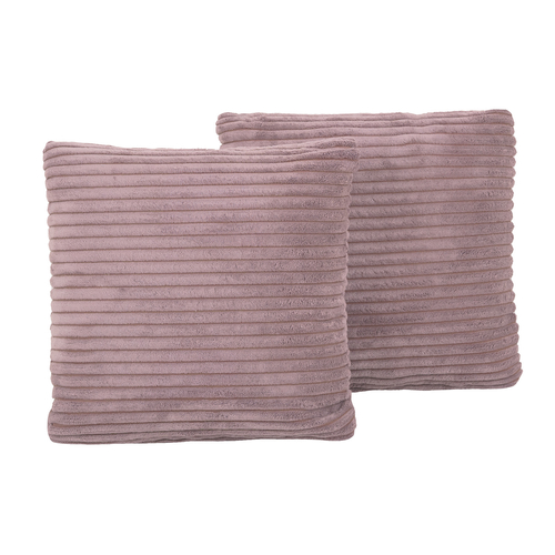 KiddyMoon Coussin Carré 30x30 Cm Lot De 2 En Polyester Avec Garnissage En Mousse Design Élégant Pour Canapé Fauteuil Ou Lit Facile À Entretenir Doux Et Durable, violet, 2 Oreillers