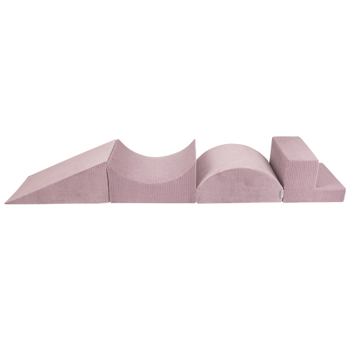 KiddyMoon Parcours Motricité En Mousse Enfants Tricot Côtelé Favorise Créativité, , Multi-Taille