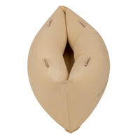 KiddyMoon Gonflable Fauteuil Sensoriel Enfant Avec Poignées Et Pompe, beige, M