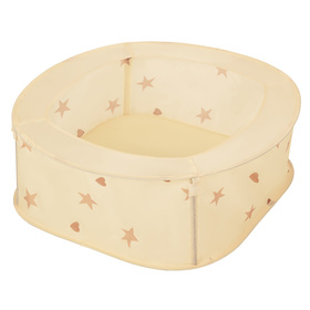 NK-200X piscine aire de jeux pliable avec balles, beige clair: beige pastel/bleu pastel/jaune pastel/menthe, 200 Balles