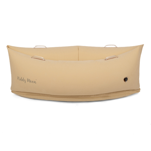 KiddyMoon Gonflable Fauteuil Sensoriel Enfant Avec Poignées Et Pompe, beige, M