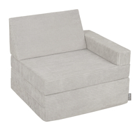 KiddyMoon Fauteuil Enfant Convertible en Mousse, Fauteuil pour Enfants Chaise pour Chambre d'Enfants Matelas Pliable Matelas Fauteuil Relax Fauteuil Douillet, , 70x55x30 cm