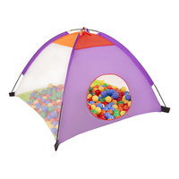 3en1 Tente de Jeux avec Tunnel Piscine à Boules avec Balles pour Enfants, Multicolore:jaune/vert/bleu/rouge/orange, 900 balles