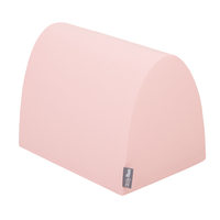 KiddyMoon Aire De Jeux en Mousse avec Rond Piscine à Balles pour Enfants, rose: beige pastel/jaune pastel/blanc/menthe/rose poudré, Piscine (300 Balles) + Version 1