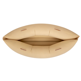KiddyMoon Gonflable Fauteuil Sensoriel Enfant Avec Poignées Et Pompe, beige, L