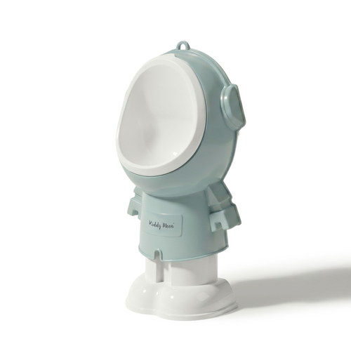 KiddyMoon Pot Bébé Urinoir pour Enfants, Hauteur Réglable Motif Astronaute, bleu, UNI