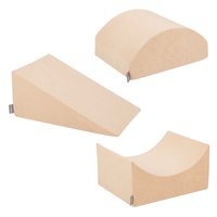 KiddyMoon Aire De Jeux En Mousse Modulable Pour Enfants Avec Housses Amovibles Résistantes Et Matériaux Doux Favorisant Imagination Et Créativité, beige sableux, Multi-Taille