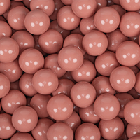 KiddyMoon Balles Colorées Plastique ∅7cm pour Piscine Enfant Bébé Fabriqué en EU, saumon, 200 Balles/7cm