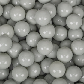 KiddyMoon Balles Colorées Plastique ∅7cm pour Piscine Enfant Bébé Fabriqué en EU, vert de gris, 700 Balles/7cm