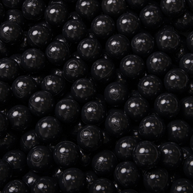 KiddyMoon Balles pour Piscine Colorées ∅6cm Plastique Enfant Bébé Fabriqué en EU, noir, 200 Balles/6cm