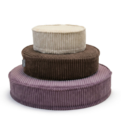 KiddyMoon Ensemble 3 Modules en Mousse pour Enfants pour Chambre D'enfant, beżowy-brązowy-fioletowy