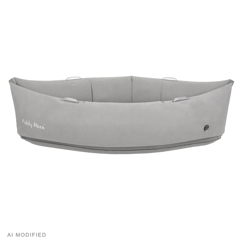 KiddyMoon Gonflable Fauteuil Sensoriel Enfant Avec Poignées Et Pompe, gris, L