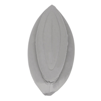 KiddyMoon Gonflable Fauteuil Sensoriel Enfant Avec Poignées Et Pompe, gris, M