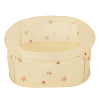 NK-200X piscine aire de jeux pliable avec balles, Beige Clair: Jaune/Vert/Bleu/Rouge/Orange, 400 Balles