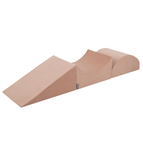 KiddyMoon Aire De Jeux En Mousse Modulable Pour Enfants Avec Housses Amovibles Résistantes Et Matériaux Doux Favorisant Imagination Et Créativité, rose des sables, Multi-Taille