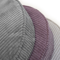 KiddyMoon Ensemble 3 Modules en Mousse pour Enfants pour Chambre D'enfant, gris foncé-violet-gris clair, Lx3