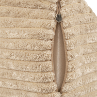 KiddyMoon Matelas Enfant Pliable en Mousse Matelas Pouf pour Tout-Petits, Chambre d'Enfant, beige, Matelas avec Oreiller