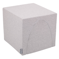 KiddyMoon Element Aire De Jeux en Mousse pour Enfants, gris clair, Multi-Taille