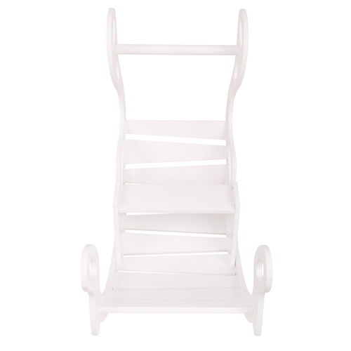 KiddyMoon Bascule pour Enfants Rocker Bébé Balancelle, blanc, 90,6x39x69 cm
