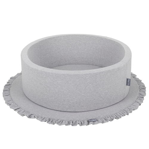 KiddyMoon Tapis de Jeu Pour Enfants Montessori Tapis en Mousse Bébé Épais et Doux Tapis Rampant Ramper Enfant Jouet Couverture Baby Tapis d'éveil, Fabriqué en UE, gris clair, XL