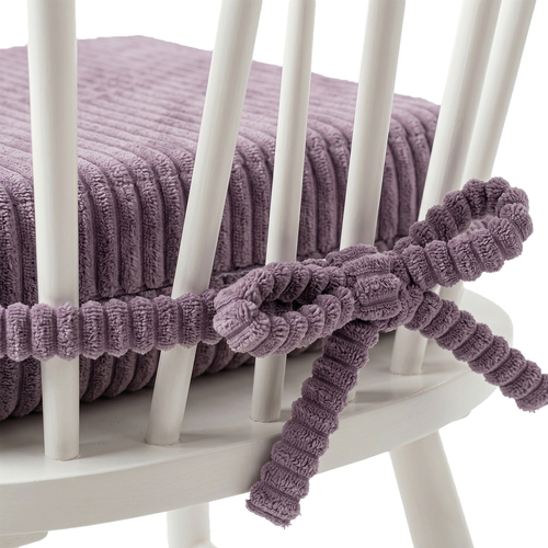 KiddyMoon Coussin Rehausseur De Chaise Enfant, Assise Rehaussée 10 Cm Avec Housse Lavable Et Liens d’Attache, violet, 33x33x10