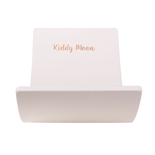 KiddyMoon Planche D'équilibre pour Enfants Planche à Balancer Montessori, Blanc, 83x29,5x1,4 cm