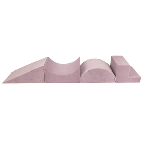 KiddyMoon Parcours Motricité En Mousse Enfants Tricot Côtelé Favorise Créativité, , Multi-Taille