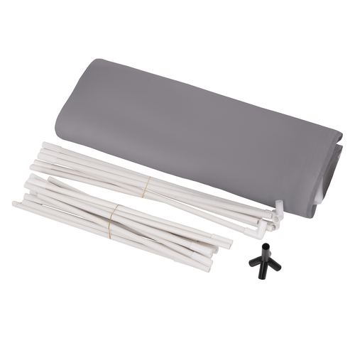 Tipi Tente de Jeu avec Balles Maison de Jeu pour Enfants, grises et blanches rayures:gris/blanc/transp/bblue, 200 Balles